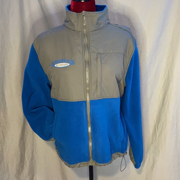 Blue & Gray fleece Adirondack jacket - Picture 1 of 4